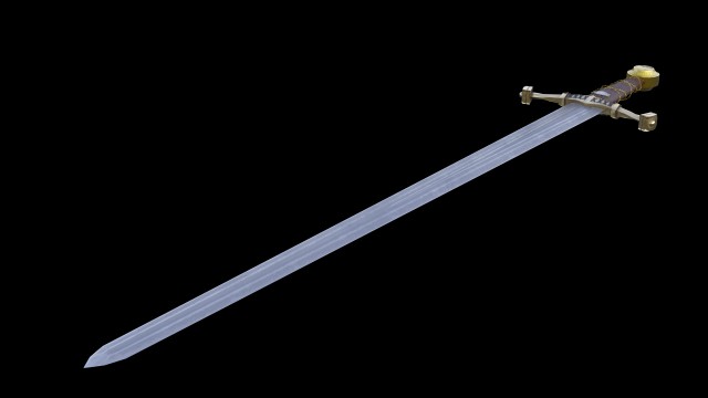 lowpoly sword