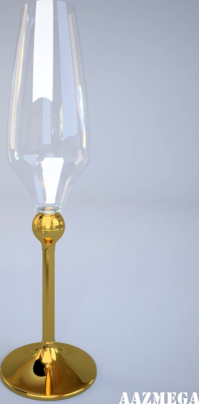 Zepter Champagne glass 3D Model