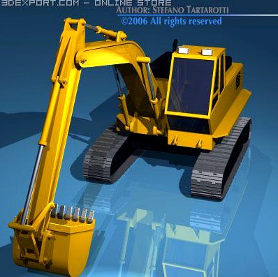Excavator 3D Model