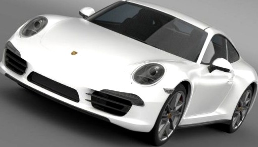 Porsche 911 Carerra 2013 3D Model