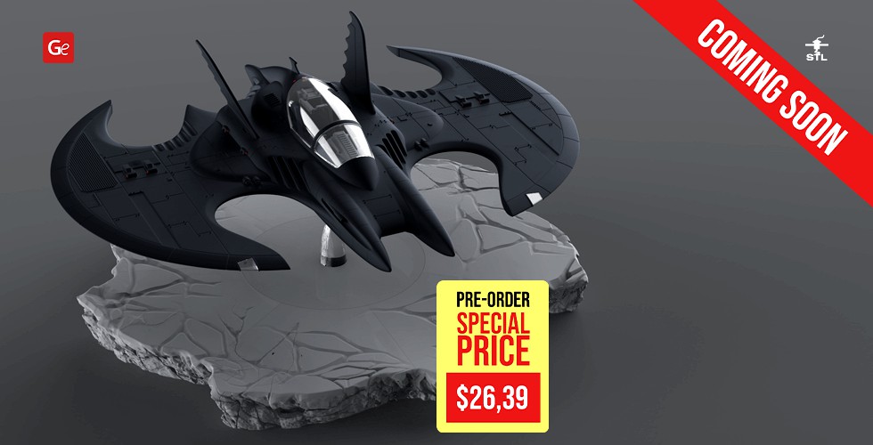 Batwing 1989 3D Printing Model