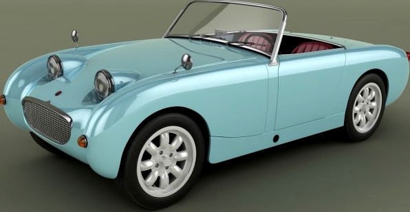 Austin Healey Sprite Mk1 3D Model