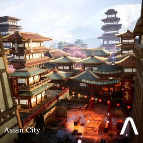 Modular Asian Medieval City