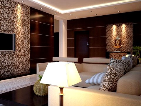 Photorealistic Living Room 064 3D Model