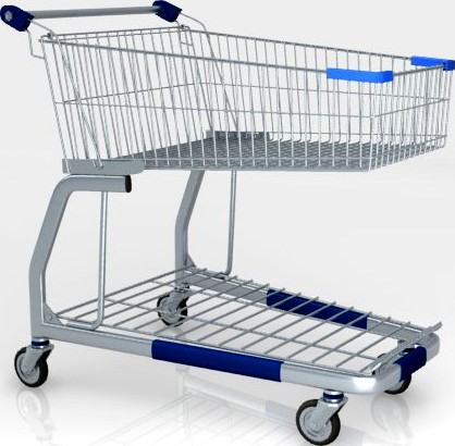 Shopping chart  Wanzl Citi Shopper 3D Model