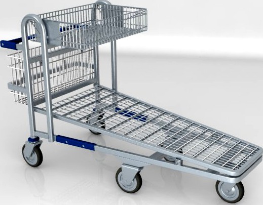 Shop Cart  Wanzl T50 3D Model