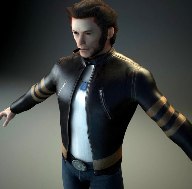 Wolverine X Men 3D Model