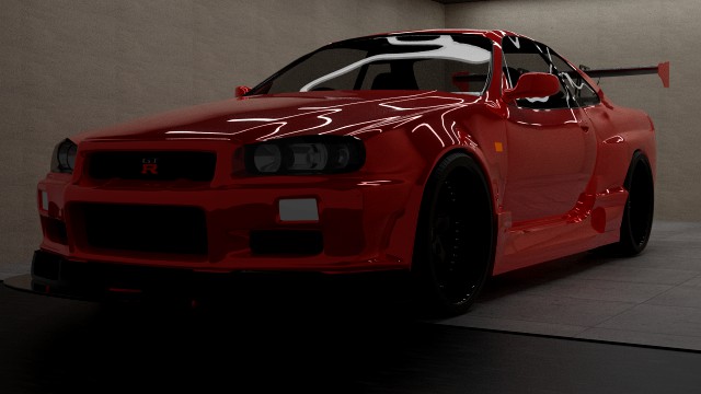 Nissan skyline r34 GTR