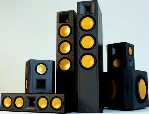 Klipsch audio system 3D Model