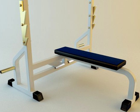 Rack Rod Exercise Equipment 3D Model