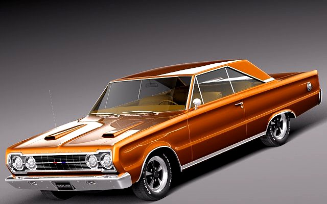Plymouth GTX 1967 3D Model