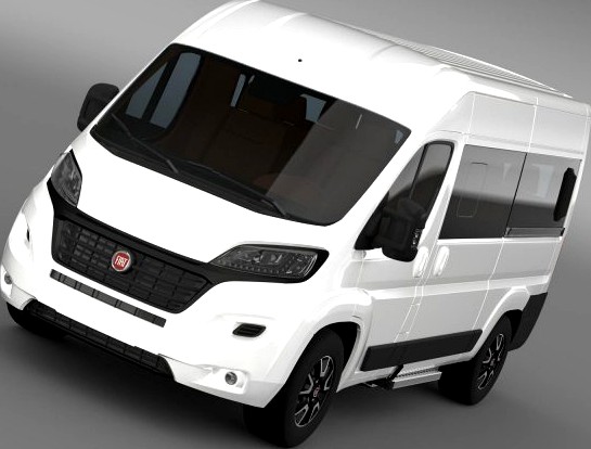 Fiat Ducato Panorama 2015 3D Model