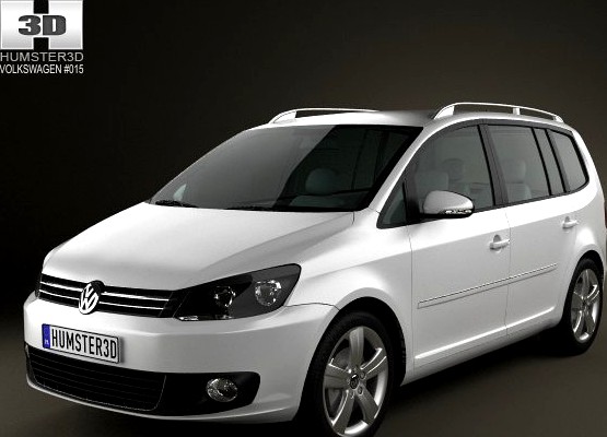 Volkswagen Touran 2011 3D Model