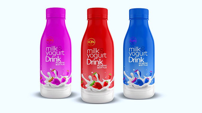 Yogurt Milk Bottle