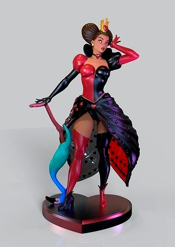 QUEEN OF HEARTS BY ALICE IN WONDERLAND | 3D