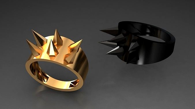 Knuckle duster Ring | 3D