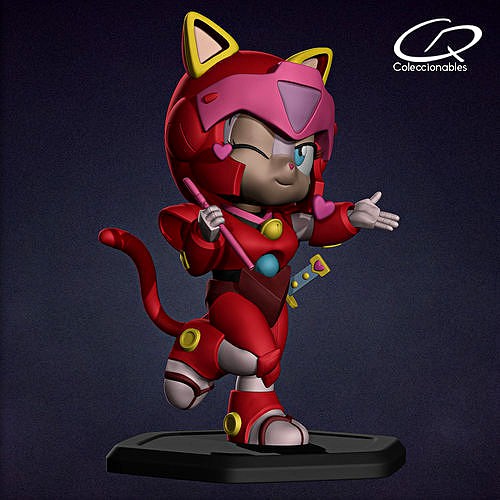 Anime Series - Samurai Pizza Cats - Polly | 3D