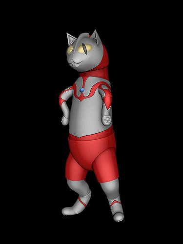 Joker Cat Ultraman | 3D