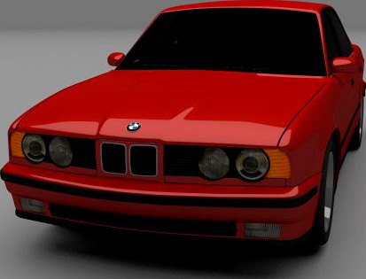 BMW 5 Series E34 E39 E69 3D Model