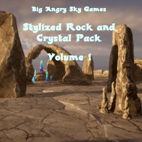 Stylized Rock and Crystal Pack Vol.1