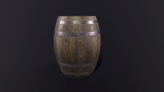 Photorealistic barrel