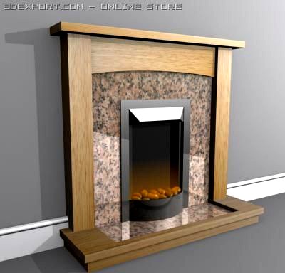 Electric Fire 3D Model