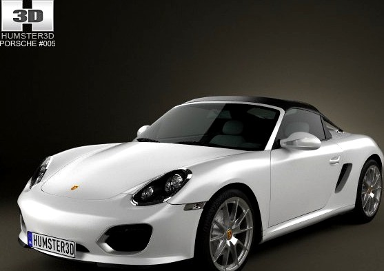 Porsche Boxster Spyder 2011 3D Model