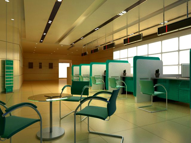 Bank space 003 3D Model