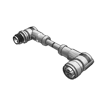 M12 A-Code MR-FR Double Ended Cable
