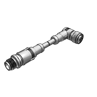 M12 A-Code MS-FR Double Ended Cable