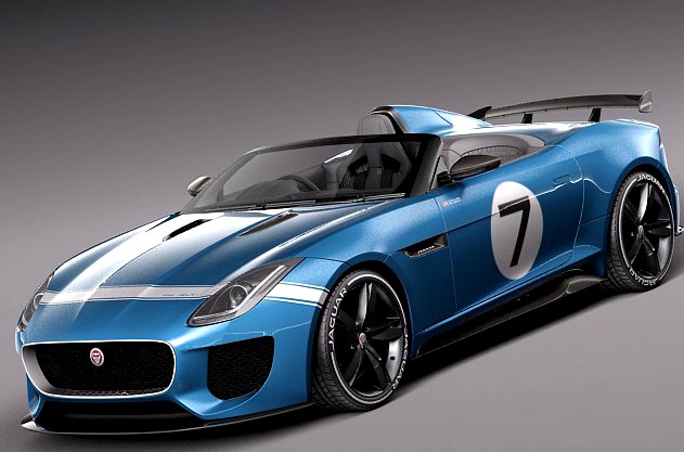 Jaguar Project 7 Concept 2013 3D Model
