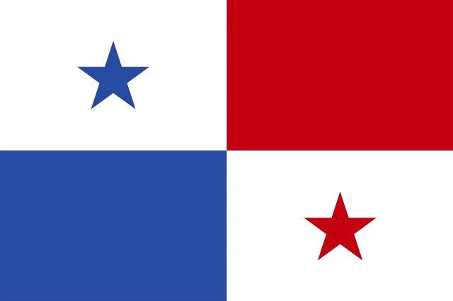 Panama flag 3D Model