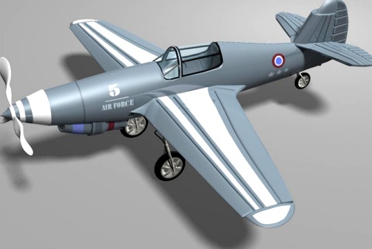 Fighter Plane 3D Model
