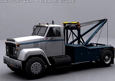 Wrecker truck 2 3D Model