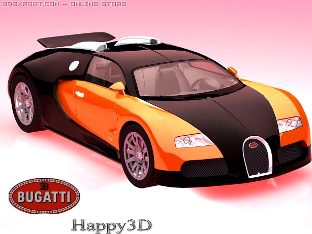 Bucatti veyron_2 3D Model