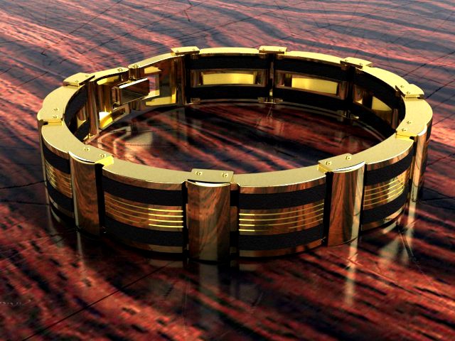 Rubber bracelet 3D Model