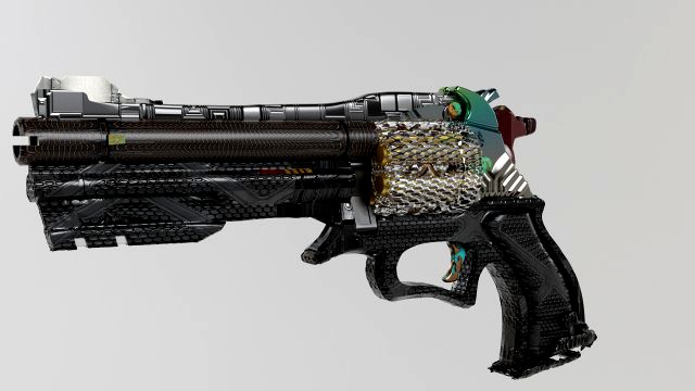 Unusual souvenir revolver