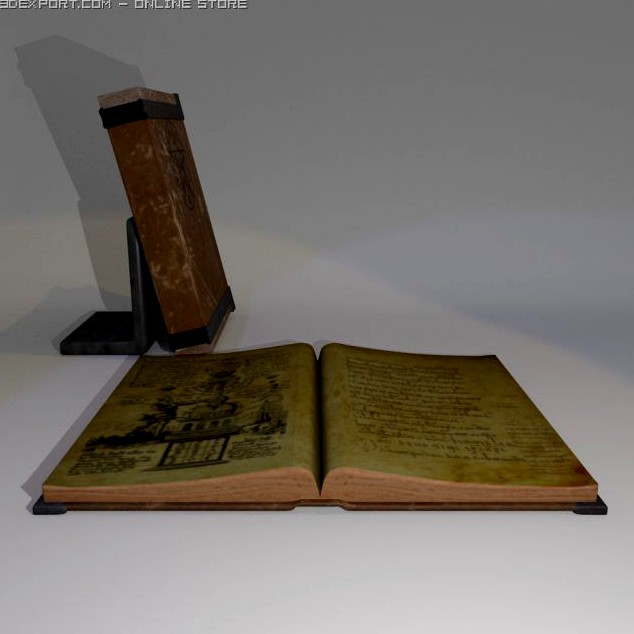 3D Model Spellbook 3D Model