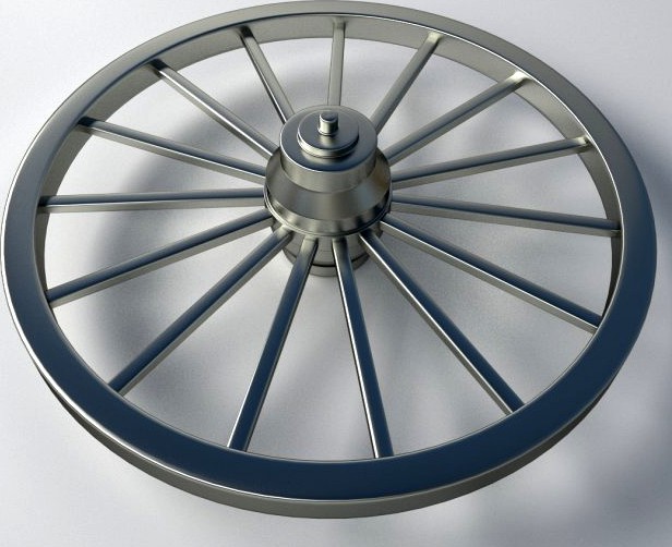 Metal Wheel 3D Model