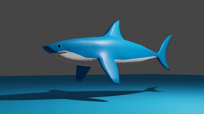 Shark low poly