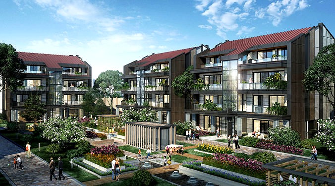 Residental Building Site Complex