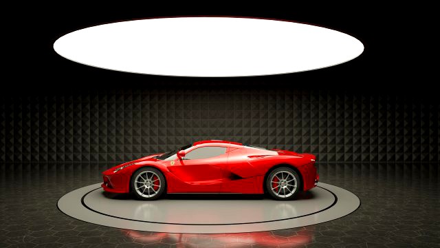 Car Exposition - Showroom Render Scene