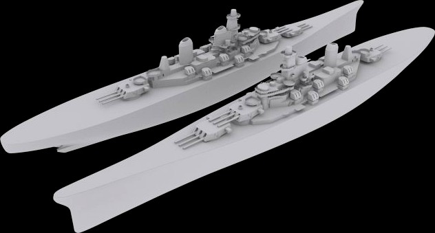 BB 63 USS Missouri 3D Model