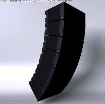 Line array 3D Model