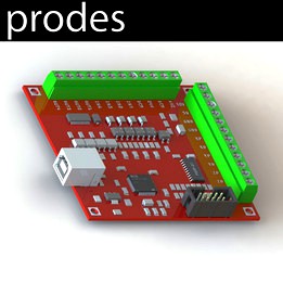 USB interface MACH3 100Khz 4 Axis CNC Controller Board by prodes