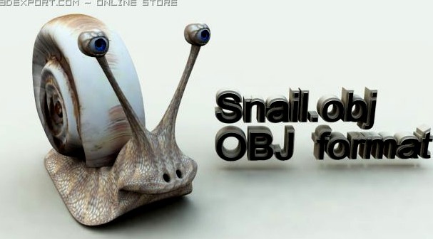 Snail 3D Model