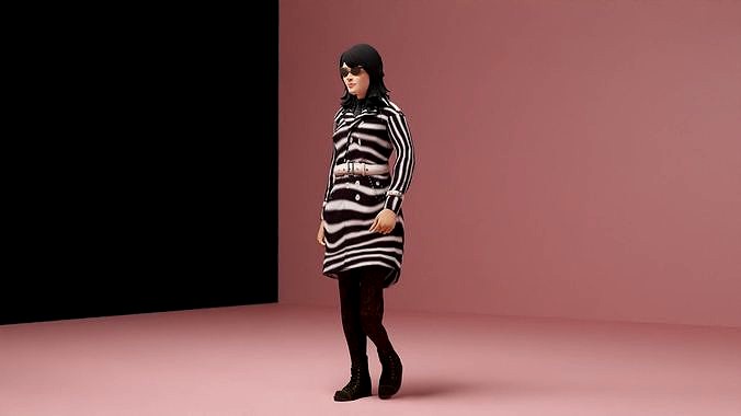 3d Female Character