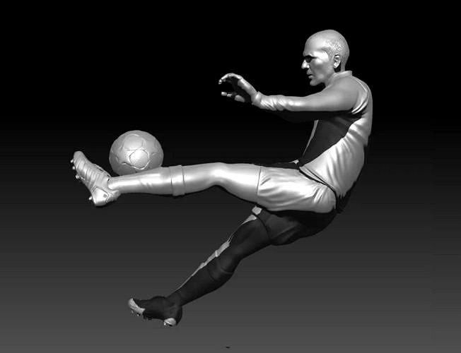 Zidedine Zidane Vollley | 3D