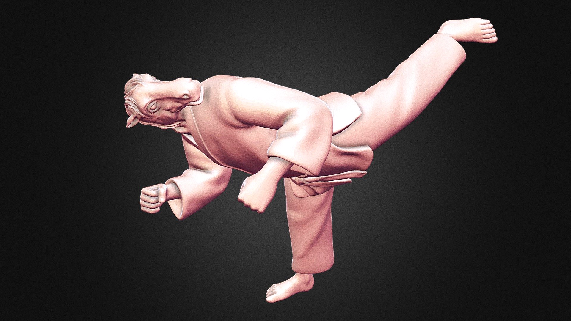 Horse back kick