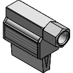 Rectangular brush (Horizontal mounting)